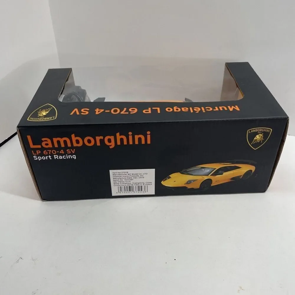 Lamborghini LP 670-4 SV Scale 1:24 (Wired) R/C Car‎ MZ Model Co. NEW